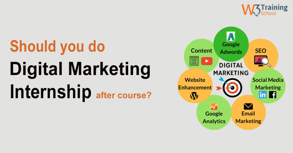 should you do digital marketing internship