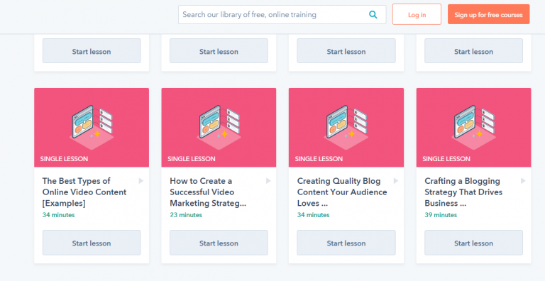 hubspot free digital marketing course