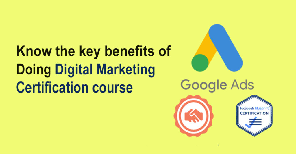 digital marketing certification course