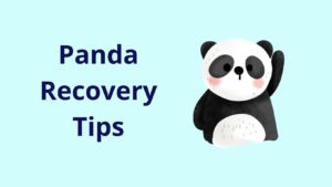 panda recovery tips