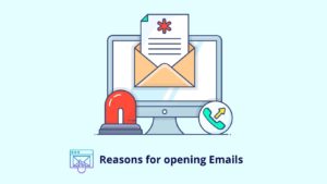 Reasons for opening emails