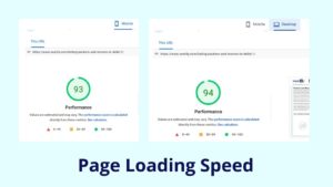 page loading speed